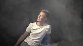 Gay with nice ass strips.
